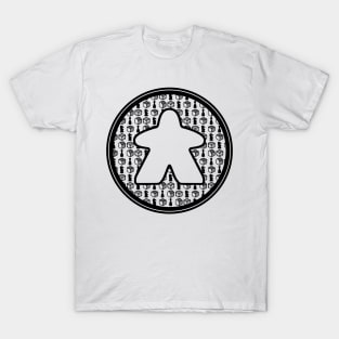Board Game Icons - Black T-Shirt